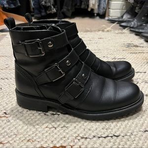 Clark’s leather Orinoco moto boot
